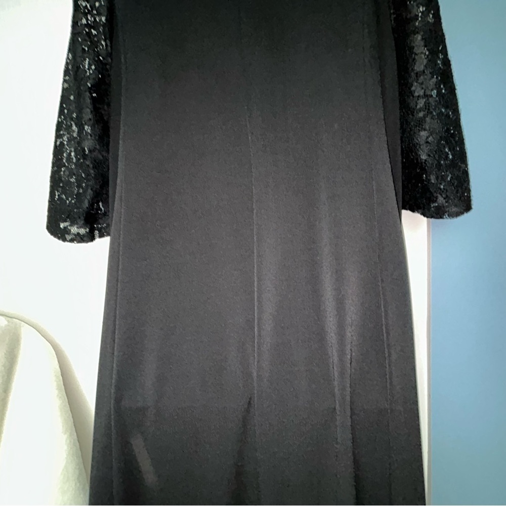 Catherines Black Lace Maxi Dress‎ 2X 22/24W - Picture 12 of 14